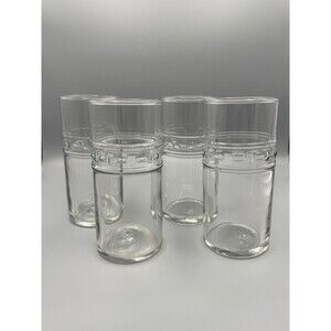 Vintage Rare Anchor Hocking Highball Glasses 6.5” MCM Barware Set Of  4